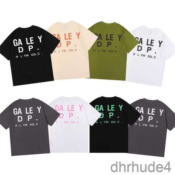 Diseñadores Galerías T Shirts Departamentos para hombre Tee Diseñador Moda Mangas cortas Algodón Tees Letras Imprimir High Street Luxurys Mujeres Ocio Unisex Tops O93C JIDQ