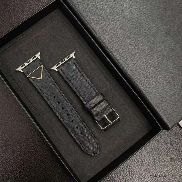 Diseñadores Geometría Correa de reloj para mujer para hombre Correa de reloj de negocios para Apple Watch Ultra S8 7 6 5 Moda Casual Correa de reloj ajustable Banda de reloj de lujo 686