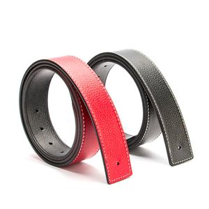 Diseñadores H Cinturones para hombres Pin de alta calidad Hebilla Correa masculina Corriente de cuero real 3 6 cm No H Hebilla 2596
