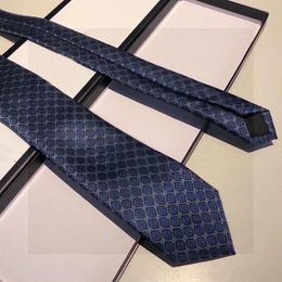 Ontwerpers Handmade Tie Cravates Mens Business NecTie Krawatte Letter Borduurde banden Corbata Fashion Silk NecTies Cravatta Luxu285p