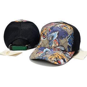 Ontwerpers hoed honkbal pet bloemen plant dieren print casquette luxe klassieke caps brief mode dames en mannen zonneschadem sport ball caps outdoor reiscadeau