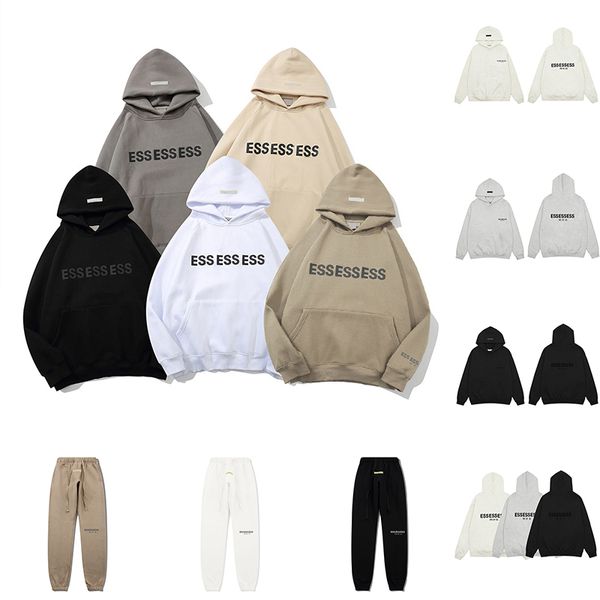 Version en gros Designers Sweat à capuche Hommes Femmes Sweats à capuche Hiver Classique Noir Blanc Sweat à capuche Essentialhoodies Essentialvêtements Ensemble Vêtements Sweatshirts