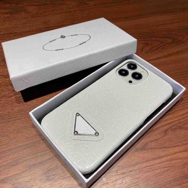 Diseñadores iPhone funda de alto valor moda 13pro funda para teléfono móvil iphone11 cocodrilo de charol avanzado 12p pareja buena xinjing03