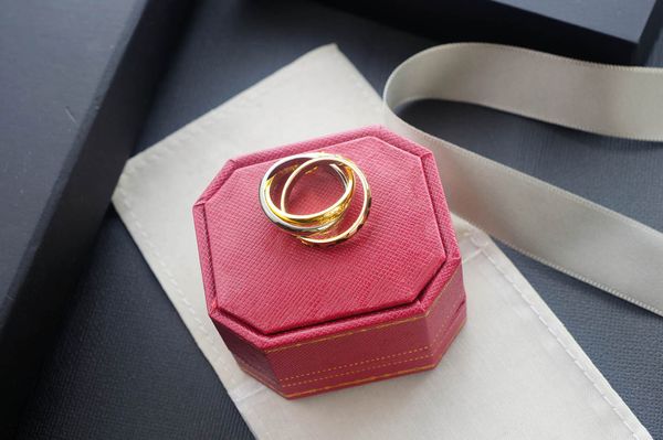 10a Designers Bijoux Clover Ring Classic Diamond Anneaux de mariage Anneaux de mariage femme Love Ring Gol