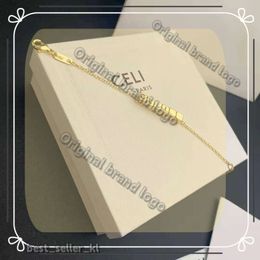 Designers Jewels Celi New CE Home Color Square Letter Bracelet Match Dice Building Blocs Bracelet à mode étranger Bracelet Gold 147
