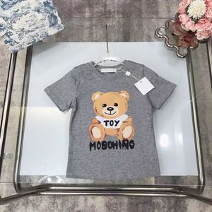 Ontwerpers Kinderen Katoenen T-shirts Luxe T-shirt Jongens Meisjes T-shirt Zomer Korte Mouw T-shirts Brief Bedrukte Shirts Casual Kleding Losse Kid tops