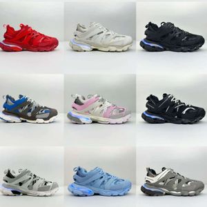 Ontwerpers LED Track 3.0 Sneakers Heren Trainers Dames Platformschoenen Gomma Leer Casual Outdoorschoen All Blacks Wit Nylon 36-45 Met Doos NO472