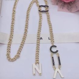 Designers Letter Pendant Necklace 18K Gold Jewelry 2023 Gift Charm Necklace Couple Love Choker Classic Design Jewelry Wholesale G2308151PE-3