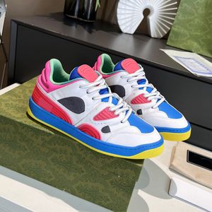 Diseñadores Lop Top Basket Sneaker 90s Entrenador de baloncesto Zapatos deportivos Hombres Mujeres Zapato de plataforma blanca Carta entrelazada Multicolor Negro Púrpura