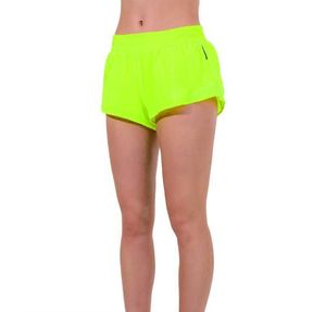 Designers lus-06 Short de yoga pour femme Fit Zipper Pocket High Rise Quick Dry Lulus lemon Womens Train Short Loose Style Gym respirant Qualité Design avancé 60ess