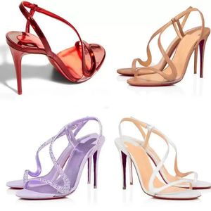 Designers de luxe Rosalie Femmes Sandales Sexy Pompes élégantes Sandales à lanières Nice Célèbre Dame Talons Hauts Chaussures de soirée de mariage 35-42