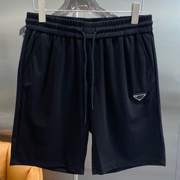 Ontwerpers luxe shorts voor heren dames effen korte designer driehoek patroon knielange broek zomermode strandbroek casual sportkleding