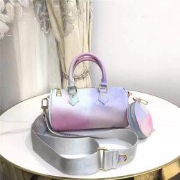 Ontwerpers luxe handtassen portemonnee tote PAPILLON BB M46078 Empreinte Sunrise Pastel lederen Crossbody tassen vrouwen Schoudertas Bag