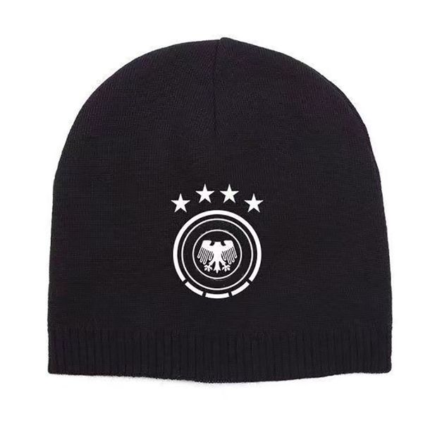 Diseñadores lujosos gorro de invierno gorro Diseño del logotipo de la Copa del mundo color puro sombreros de cachemira temperamento cien toman moda gorro cálido Atmósfera en vivo gorra muy agradable