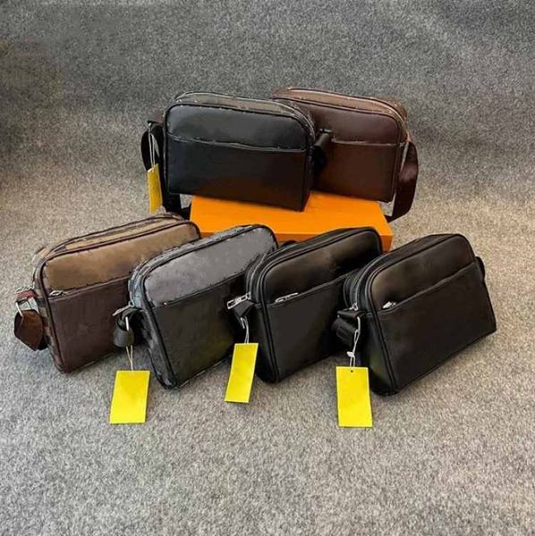 Diseñadores Hombres Crossbody Bolsa de hombro Estilos de moda Bolso Calidad Pu Cuero Bolsa de cámara Múltiples bolsillos Bolsa de mensajero Venta Totes calientes Monedero