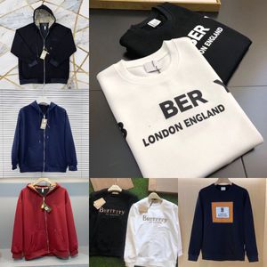 Designers Hommes Hoodies Femmes Lettre À Capuche Rue Hiver Lâche Pull À Capuche Col Rond À Manches Longues À Capuche Avec Lettre Imprimer Fermeture À Glissière Coton Vêtements Sweats