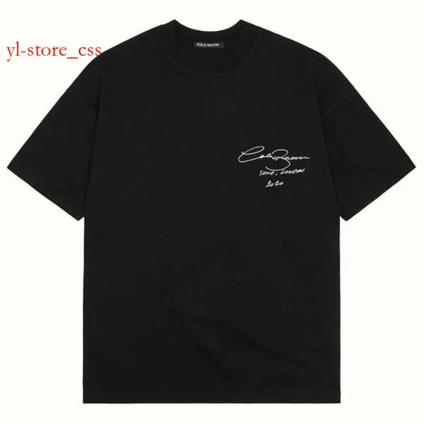 Diseñadores camisetas para hombres cole buxton camiseta hombres mujeres de moda de moda de alta calidad