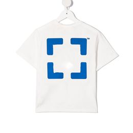 Diseñadores Camisetas para hombres Ofs Camiseta de lujo Niños Offs White Boys Flecha irregular Chicas Verano Manga corta Camisetas Carta Impreso Dedo Suelto Niños pequeños Camisetas juveniles W2