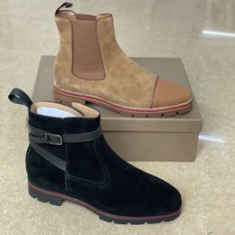 Designers hommes chaussures bottines en cuir véritable talons hauts bout pointu chaussures de fête haut de gamme hommes hiver mode affaires travail robe bottes NO491