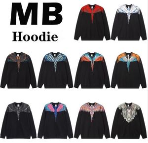 Ontwerpers Mannen Vrouwen Trui Hoge kwaliteit Tide Br Mb Paar Hoodies Waterdruppel Zwart Wit Hoodie Yin/Yang Vlam Vleugel Veer Kleurrijke slangenbeer Hiphop