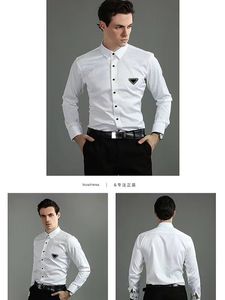 Ontwerpers Heren casual shirts kwaliteit designer business tees klassiek shirt met lange mouwen effen kleur letter lente herfst blouse plus maat H 2XS/S/M/L/XL/2XL/3XL/4XL/5XL
