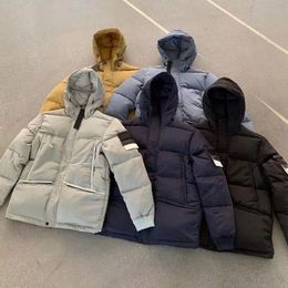 Designers hommes doudoune hiver réfléchissant coton métal nylon imperméable et chaud épaissi vestes manteaux pierre 2UAF