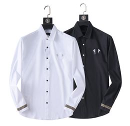 Designers Hommes Chemises Habillées Mode D'affaires Chemise Décontractée Marques Hommes Printemps Slim Fit ShirtsAsian taille M-3XL 12