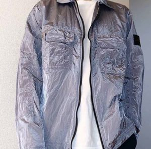Ontwerpers Heren Jassen Coat Metal Nylon Functioneel shirt Dubbele pocket jas Reflecterende zonbescherming Windscheper Jacket Men Maat M-2xl