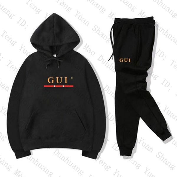 Designers mens Sweatsuit hommes ensemble actif survêtements Hoodies Sweat ET Pantalon Automne Hiver Sport Survêtements 2 Pièces ensembles de jogging survetement femme vêtements