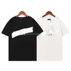 Designers Mens T-shirts Balaman Paris Lettre imprimé Coton Designer Mens T-shirts Summer Souet Sleeve Us Size S-XXL