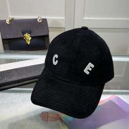 Cana de diseñador Letras grandes Capas de béisbol para hombres Bucket para mujer Casquette Casquette Sun Evidi