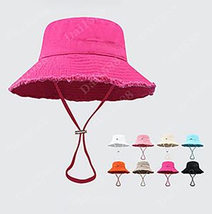 Chapeau de seau de créateur le Bob Chapeaux pour hommes femmes Casquette Wide Brim Designer Hat Sun empêcher Gorras Outdoor Beach Canvas Bucket Hat Designer Accessoires de mode