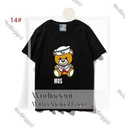 Ontwerpers Heren Dames T-shirts T-shirts Mode Brief Afdrukken Korte mouw Dame Tees Luxe Casual Kleding Tops T-shirt Moschi 649