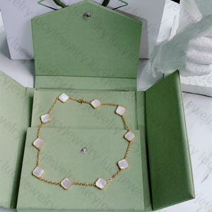 ontwerpers kettingen paar charme lucky gras hanger kettingen rode chalcedony witte fritillaria diamant vijf bloem klassiek verloving huwelijk