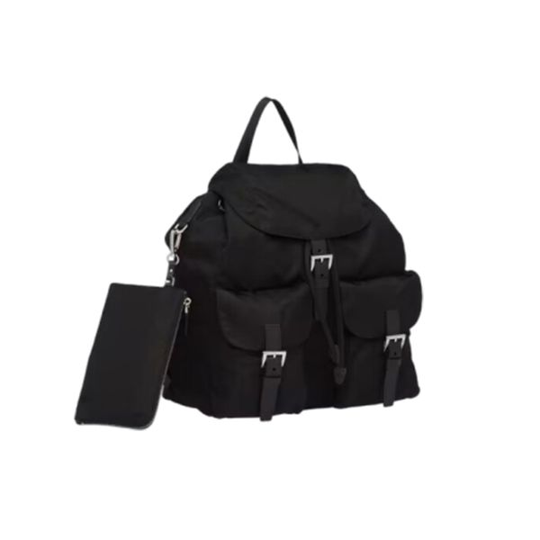 Diseñadores Mochila de nylon Hombres Mujeres Mochila 7A Paquete de diseñador negro Mochila para mujer Bolso Monedero Bolso de moda Monedero Bolso