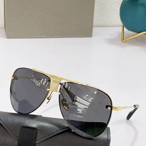 Designers Cadre ovale Lunettes de soleil avec des objectifs polyamides associés à un cadre de conception minimaliste en métal lourd D2082 Femmes et lunettes de soleil de luxe pour hommes UV400