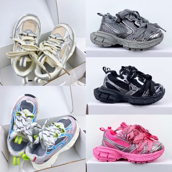 3XL Scarpe da ginnastica per bambini da bambino Sneakers Scarpe casual Designer Parigi ragazze ragazzi Ragazze casual per bambini Scarpe sportive per bambini alla moda per bambini