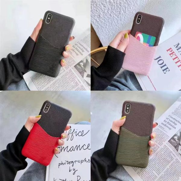 Designers Phone Case iPhone 14 13 Pro Max 12 Mini 11 Xs XR 7 8 Plus Fashion Letter Print Leather Back Cover Case sacs Shell cases