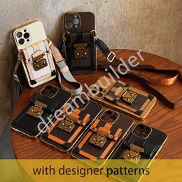 Diseñadores de cajas de teléfono para iPhone 14 Pro Max 13 13Pro 13ProMax 12 12Pro 12ProMax 11 Pro XSMAX cubierta de cuero de PU cubre seriuseasdaio
