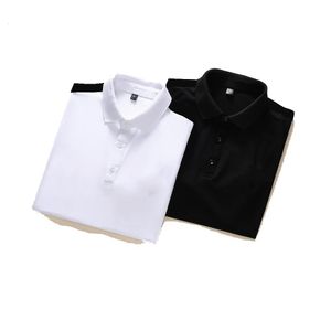 Designers polo shirt luxe t-shirts serpent abeille broderie florale mens polos High street fashion rayure imprimé polo T-shirt