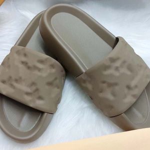 Ontwerpers Zwembadkussen Muilezels Dames Sandalen Zonsondergang Plat Comfort Gewatteerde riempantoffels Modieus Gemakkelijk te dragen Stijl Slides8