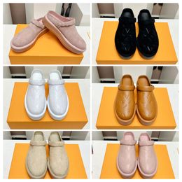 Diseñadores Piscina Sandalias para mujer Sunset Flat Comfort Correa delantera Zapatillas Diapositivas para hombre para mujer Cubra los dedos de los pies Superficie de gamuza Moda Fácil de usar Rosa Lindo 35-41