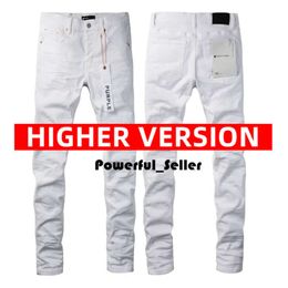 Designers Purple Jeans pantalon denim jeans pour hommes Jean Jean Men Pantalon noir haut de gamme Robin Streetwear Sweetwear 6306