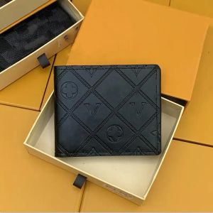 Designers Purse Plaid Style High End Mens Lvity Women Keychain Credit Card Carte Luxury L Billfold Fashion Clutch Genuine Le cuir Crossbod