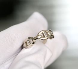 Ontwerpers ringen mode creatieve sieraden emaille voor vrouwen man brief ring vrouw feest bruiloft liefhebbers cadeau Met originele doos