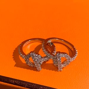 Ontwerpers ringen luxe vrouwen ringen diamant design vrouw sieraden kerst valentijnsdag temperament veelzijdige mode -stijl sieraden erg mooi