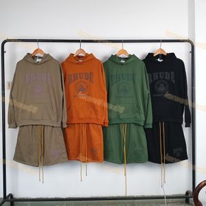 Diseñadores rude sudadera con capucha chándal pantalones de chándal Young Thug moda streetwear traje deportivo conjunto mujer Sudaderas con estampado de alta calidad