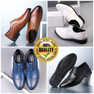 Designers Chaussures Formelles Designer Casual Chaussures Hommes Noir Bleu Blanc Chaussures En Cuir Point Toe Partys Costume De Banquet Talons D'affaires De L'homme EUR 38-47