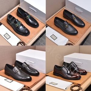 Designers Chaussures Hommes Mode Mocassins En Cuir Véritable Hommes Bureau D'affaires Travail Formelle Chaussures Habillées Marque Designer Partie De Mariage Chaussure Plate Avec boîte