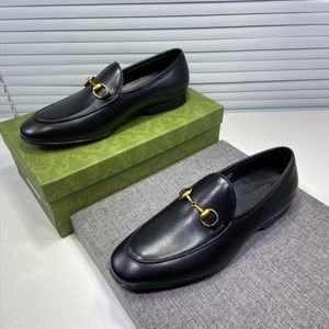 Ontwerpers Schoenen Kwaliteit Loafers Luxe Herenkleding Schoenen Echt Leer Bruin Zwart Heren Casual Slip Op Trouwschoenen